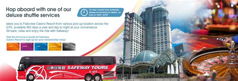 safeway tours casino bus